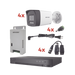 Kit Audio Bidireccional TurboHD 1080p / DVR 4 Canales / 4 Cámaras Bala (Exterior) con Bocina y Microfóno Integrado / 1 Fuente de Poder / Accesorios - Toer
