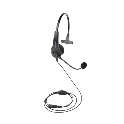 Diadema ligera con micrófono con PTT-Mini Boom con proteccion NX-1200 NX-1300 NX-3220 NX-3320 NX-240 NX-340 TK-2312 TK-3312 TK-2402 TK-3402 TK-2000 TK-3000 TK-3230