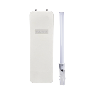 Super Kit WiFi Omnidireccional en 2.4 GHz para WISP, Hasta 300 m de Cobertura, El Kit Incluye Punto de Acceso C1XN+ y Antena Omnidireccional  de 10 dBi, Administración en Nube Gratis con INSIGHTS - Toer