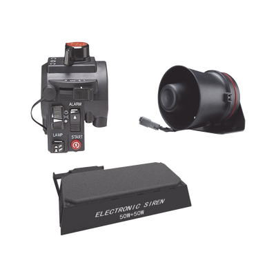 Kit para motocicleta EPCOM INDUSTRIAL, sirena/bocina de 100 Watt y controlador - Toer