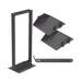 Kit de Rack Estándar 19", 24 UR con 2 Charolas  y PDU (8 tomas). Ideal para UPS y Servidores tipo Torre. - Toer