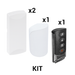 KIT Básico Sensores Inalámbricos - Incluye 2 Contactos Magnéticos, 1 PIR y 1 Llavero - Compatibles con Paneles DSC 433 MHz - Toer