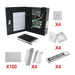 Kit de Control de Acceso con TARJETA para 4 Puertas  / TODO INCLUIDO / Software IVMS4200 incluido - Toer