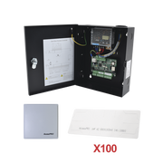 Kit para automatizar 1 ACCESO VEHICULAR con STICKERS en Parabrisas de vehiculos / Incluye Panel,  lector y 100 stickers / Software IVMS4200 incluido - Toer