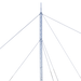 Kit de Torre Arriostrada de Techo de 18 m con Tramo STZ30 Galvanizado Electrolítico (No incluye retenida). - Toer