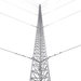 Kit de torre arriostrada de piso de 21 m altura con tramo STZ30 galvanizado electrolítico (No incluye retenida). - Toer