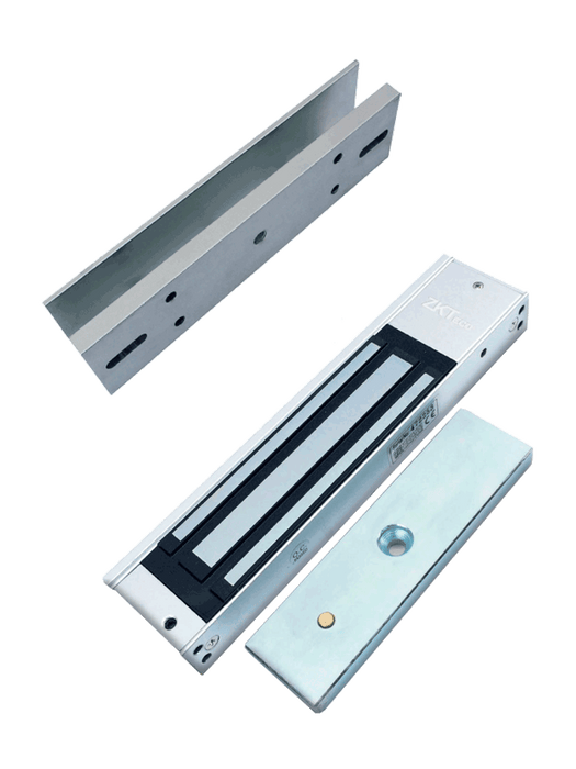 ZKTECO LF10KIT - Control de Acceso para una Puerta / 1500 Usuarios / Incluye Electro-Imán / Botón de Salida / Montaje Tipo U para Puerta de Metal, Madera y Cristal con marco / 10 Tarjetas RFID 125 Khz