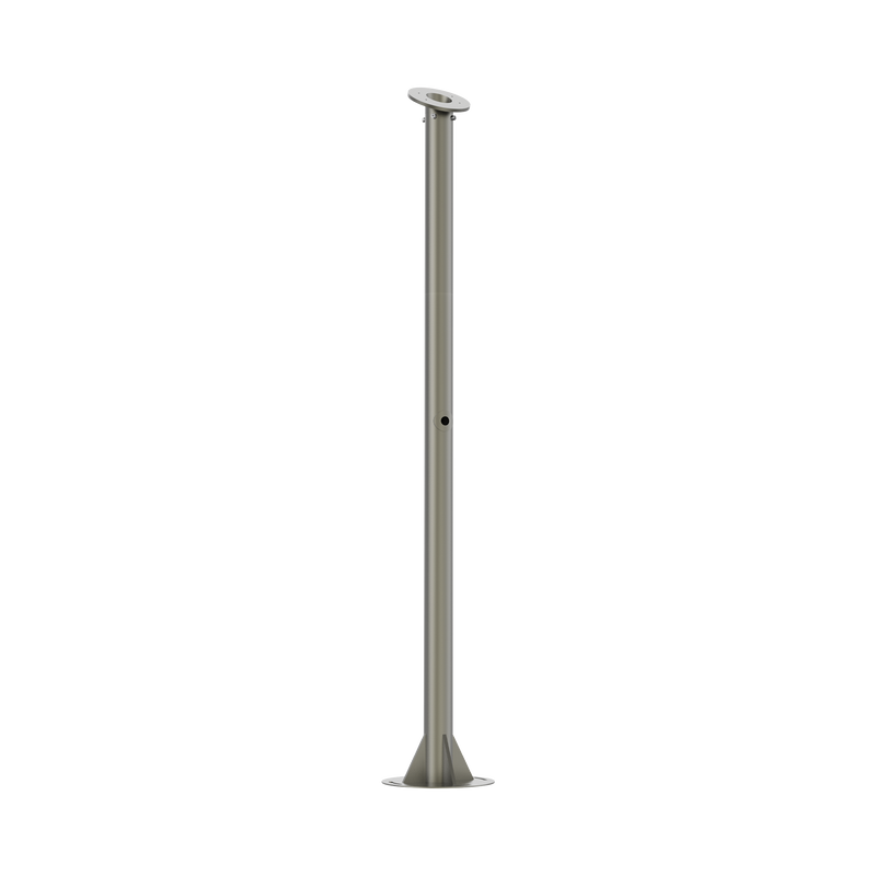 Poste para Cámara ANPR / Compatible con DS-TCG406-E / Altura de 1.5 Metros /  Color Gris