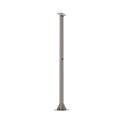 Poste para Cámara ANPR / Compatible con DS-TCG406-E / Altura de 1.5 Metros /  Color Gris - Toer