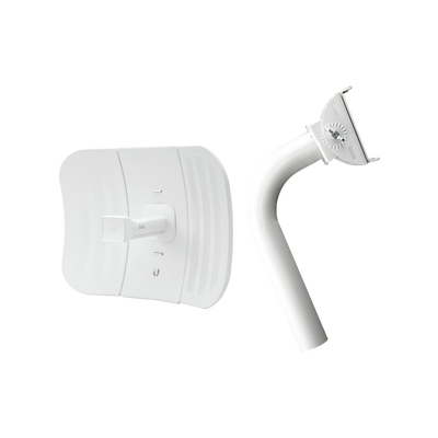 LiteBeam airMAX M5 CPE hasta 100 Mbps, 5 GHz (5150 - 5875 MHz) con antena integrada de 23 dBi, incluye montaje universal UMOUNT - Toer