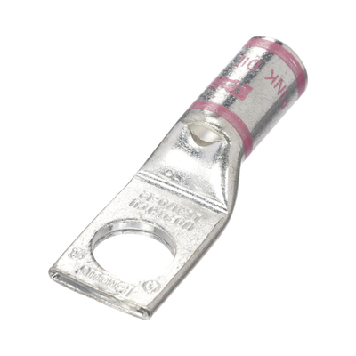 Zapata de compresión LCA1/0-12-X, para cal. 1/0 Awg, Barreno para tornillo prisionero de 1/2, 1 Pz