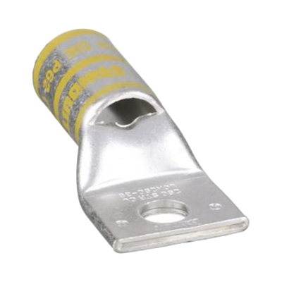 Zapata de compresión LCA250-38-X para cal. 250Kcm, Barreno para tornillo prisionero de 3/8, 1 Pz