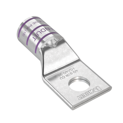 Zapata de Compresión de Cobre con Orificio 3/8", para Cable 4/0 AWG. 1 Piezas - Toer