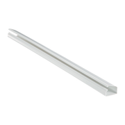 Canaleta LD10 de PVC rígido, con cinta adhesiva para instalación sin herramientas, de 38.4 x 24 x 1828.8 mm, Color Blanco - Toer