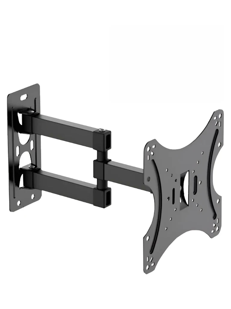 TCE LMEPS20EW - Soporte de Pared Articulado para Pantallas de 14 a 43" , Carga Máxima 18 Kg , VESA 200x200mm / 100x100mm / 75x75mm , Ajuste de Inclincación