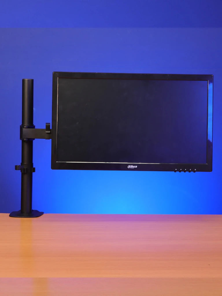 TCE LMG12NB - Soporte de Escritorio para 1 Monitor de 14 a 32 " , Carga Máxima 9Kg , VESA 75x75mm / 100x100mm / Ajuste Inclinación y Rotación