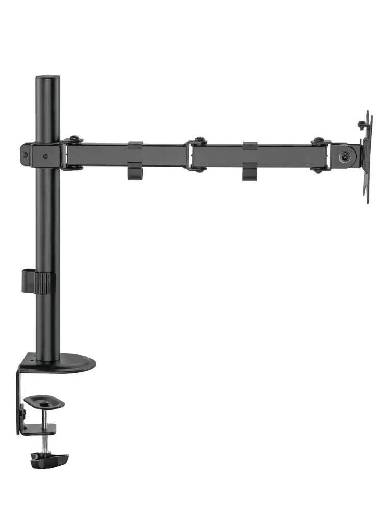 TCE LMG12NB - Soporte de Escritorio para 1 Monitor de 14 a 32 " , Carga Máxima 9Kg , VESA 75x75mm / 100x100mm / Ajuste Inclinación y Rotación