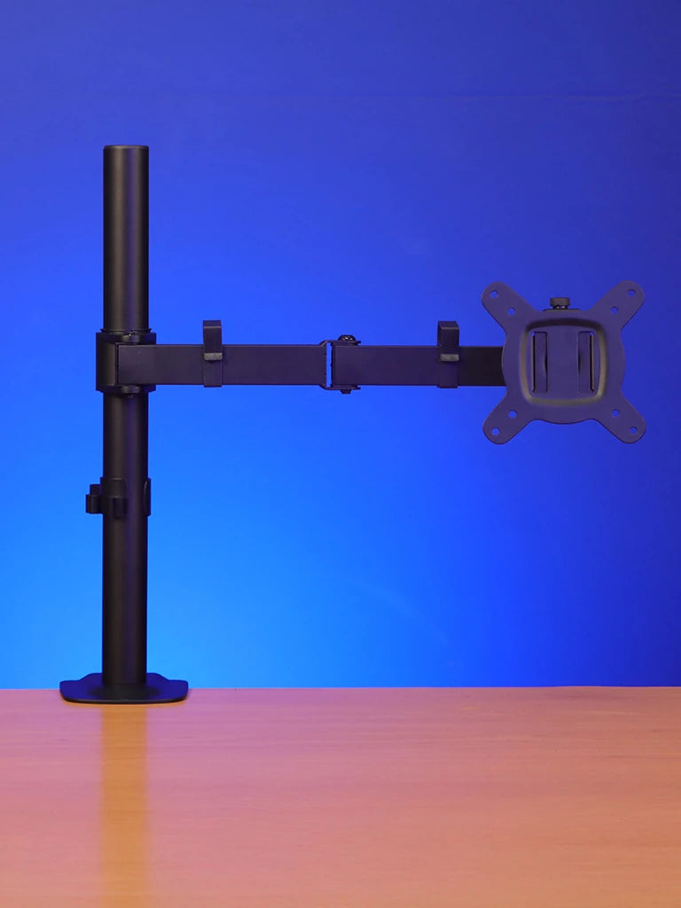 TCE LMG12NB - Soporte de Escritorio para 1 Monitor de 14 a 32 " , Carga Máxima 9Kg , VESA 75x75mm / 100x100mm / Ajuste Inclinación y Rotación
