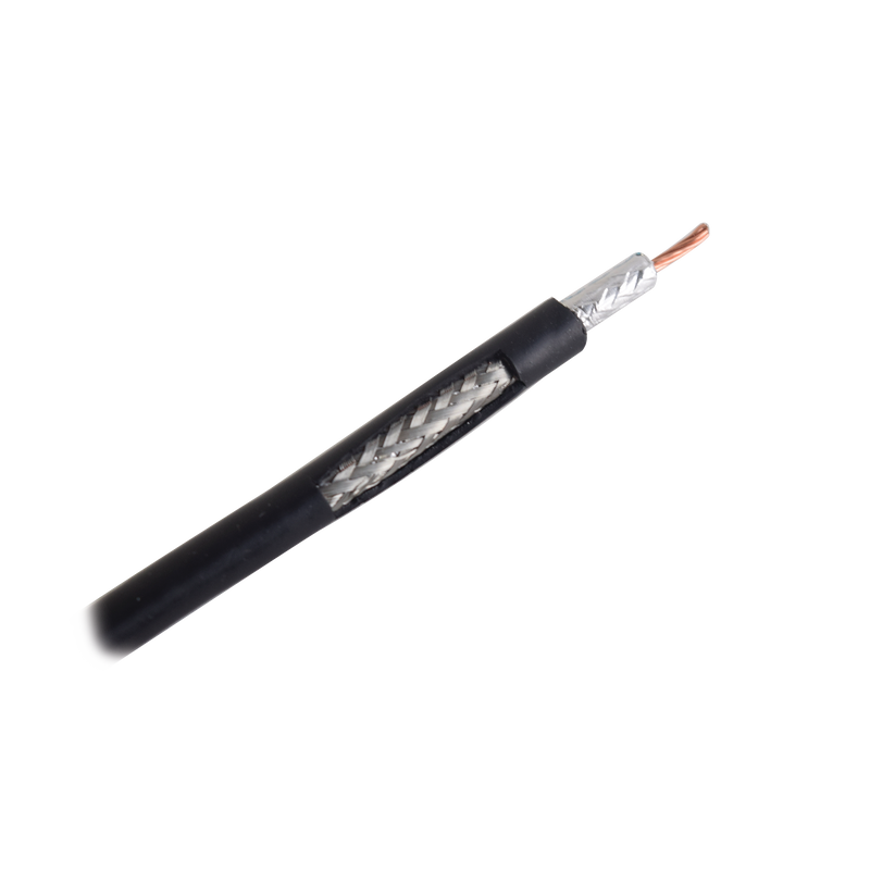 LMR-240UF RG-8X, Metro de Cable Coaxial Ultra Flexible, Conductor Central de Cobre Trenzado, Malla de Cobre Estañado, 50 Ohms