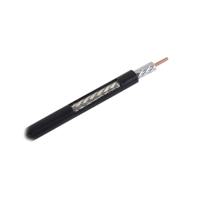 Tramo de 5 metros de Cable Coaxial RG-8X de Baja pérdida, Conductor Central de Cobre, 50 Ohms