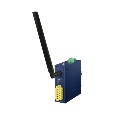 (LoRa) Controlador de nodo industrial IP30, Dos Interfaces de Entrada y Salida Digital,Soporta Protocolo LoRaWAN Clase C,