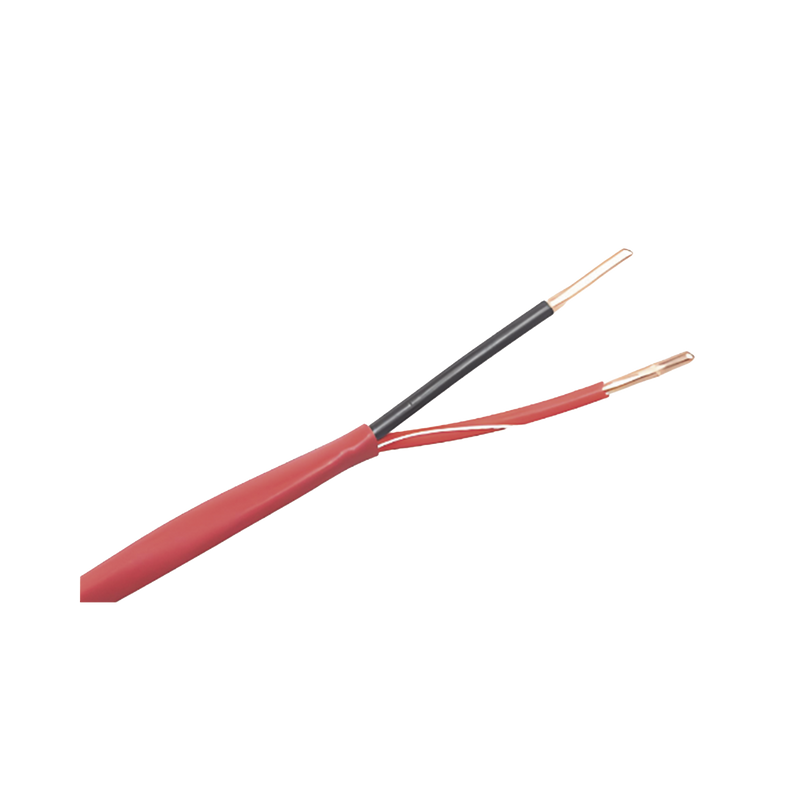 LP218-FIRE Alambre de Alarma contra Incendios - Bobina de 305 Metros: 2 x 18 AWG, Rojo, Tipo FPLR, (UL) FT4, Ideal para Sistemas de Detección y Evacuación de Incendios