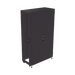 Gabinete Profesional para Telecomunicaciones de 45UR, 1200 mm Profundidad, Incluye 2 Organizadores Verticales de 45 Unidades de Rack, Se envía el Gabinete Armado. - Toer
