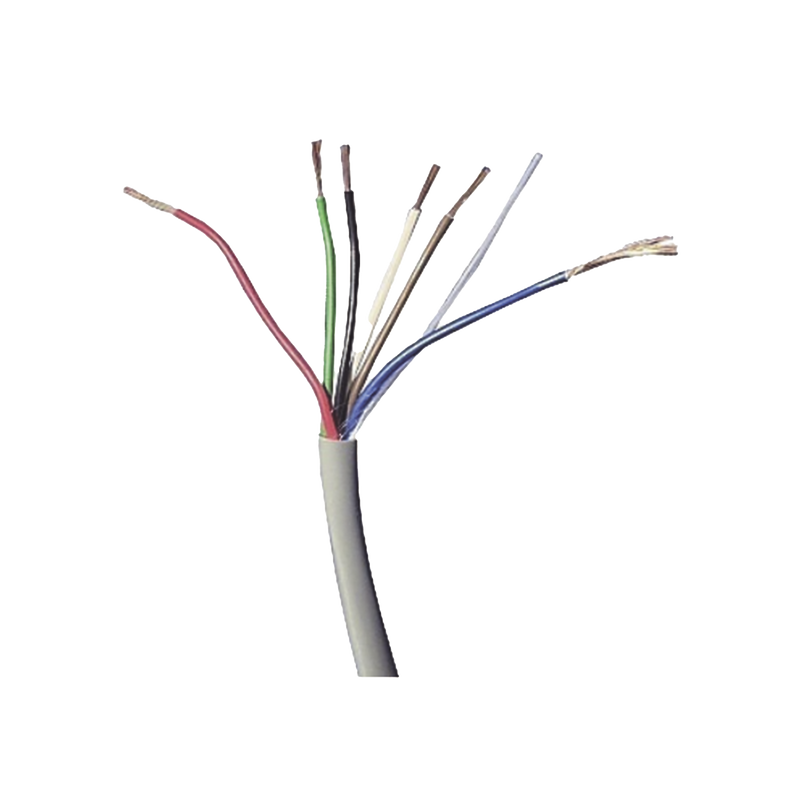 LP618W/1000 Bobina de Cable 305 Metros: 6 x 18 AWG, Color Blanco, CMR, Para Sistemas de Seguridad y Alarmas