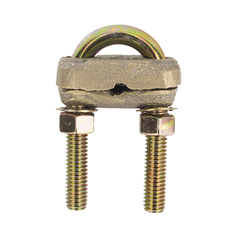 Conector Tipo Perro para Varilla 5/8 a Cable Calibre 4  a 2/0 AWG