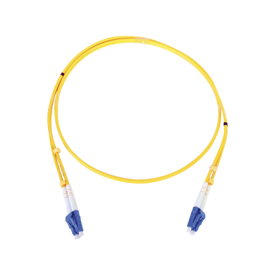 Jumper de Fibra Óptica Monomodo LC/LC Duplex de 1 metro - Toer