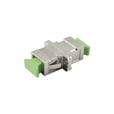 Módulo Acoplador de Fibra Óptica Simplex SC/APC a SC/APC Compatible con Fibra Monomodo