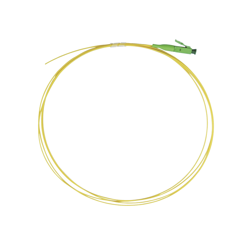 Pigtail de Fibra Óptica Monomodo LC/APC, simplex de 1 metro