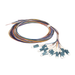 Kit de 12 Pigtails LC/UPC Monomodo 2 metros - Toer
