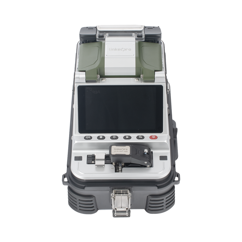 LP-FS-PRO-3000 Fusionadora de Fibra Óptica MultiModo y MonoModo / 6 motores / Alineación por Núcleo / OPM + VFL / Cleaver Eléctrico de un Solo Paso / Capacitación Remota Gratuita