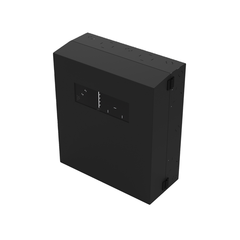 Gabinete de Pared con Rack Horizontal de 6 UR, con Ventanilla de Inspección, Se envía el Gabinete Armado.