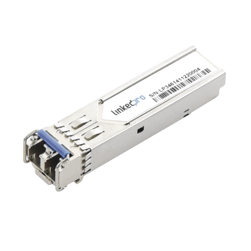 LP-IND-SFP-10G-SM-10 Transceptor Óptico Industrial SFP+ (Mini-Gbic) / Monomodo 1310 nm / 10 Gbps / 10GBASE-LR / Conectores LC/UPC Dúplex / DDM / Hasta 10 km