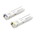 Transceptores Ópticos Industriales Bidireccionales SFP+ (Mini-Gbic) / Monomodo 1270 & 1330 nm / 10 Gbps / 10GBASE / Conector LC/UPC Simplex / DDM / Hasta 20 km / 2 Piezas - Toer