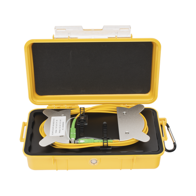 Bobina de Lanzamiento monomodo de 1 km con conectores SC/APC - Toer