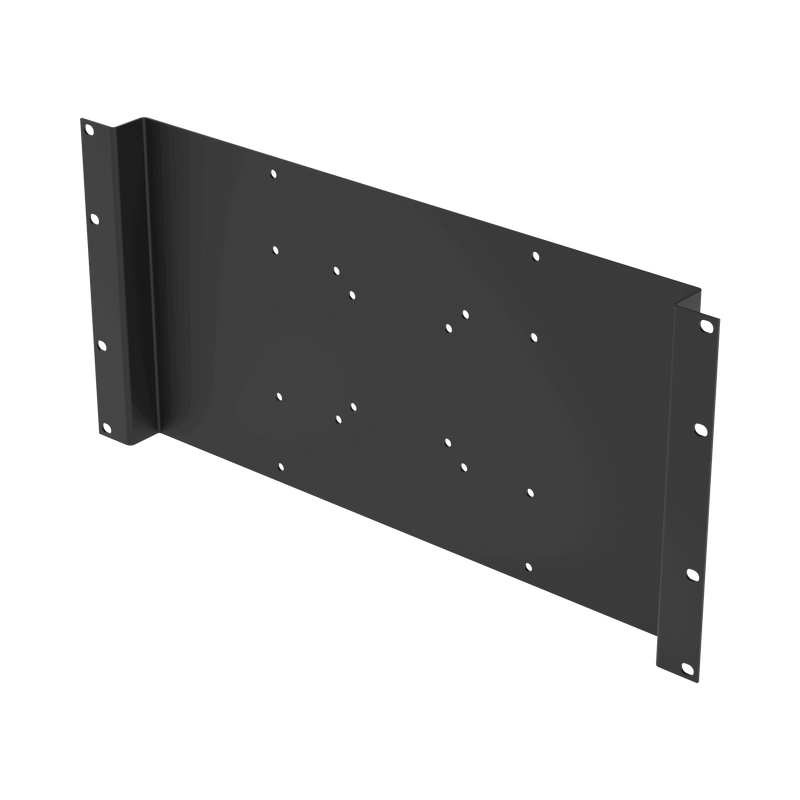 Montaje para Monitor VESA 75x75 hasta 200x200. Compatible con rack 19 5U.