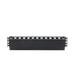 Organizador de Cables Horizontal de 2U para Rack de 19", Fabricado en Polímero Resistente a Deformaciones y Rayones - Toer