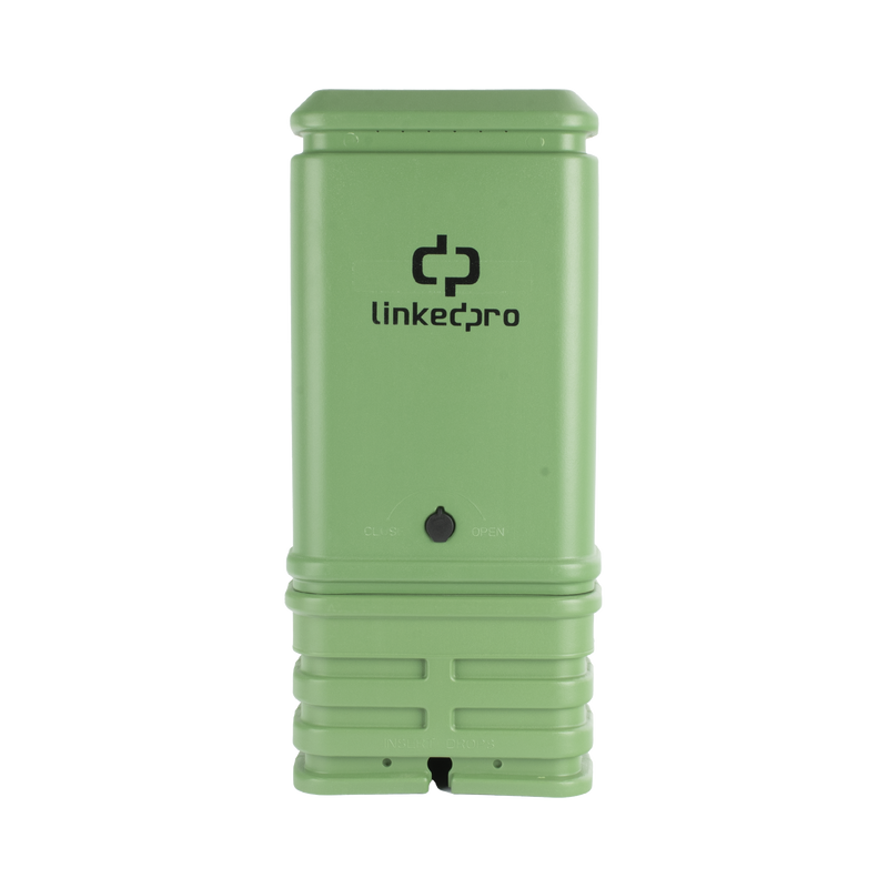 LP-PHPE-CT Pedestal para Cajas de Empalme de Fibra Óptica tipo Cubo Color Verde con Bracket Estandar (No incluye caja de empalme)