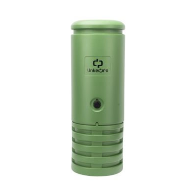 Pedestal para Cajas de Empalme de Fibra Óptica Cilíndrico Color Verde con Bracket Estandar (No incluye caja de empalme)