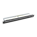 Patch panel modular Blindado (STP) de 24 puertos, con barra para organizar cable - Toer