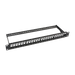 Patch panel modular sin blindaje de 24 puertos, 1U, con barra para organizar cable - Toer