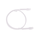 Mini Patch Cord Cat6 Ultra Slim 10 m Blanco – Ahorra Espacio sin Organizadores, con Bota Flexible - Toer
