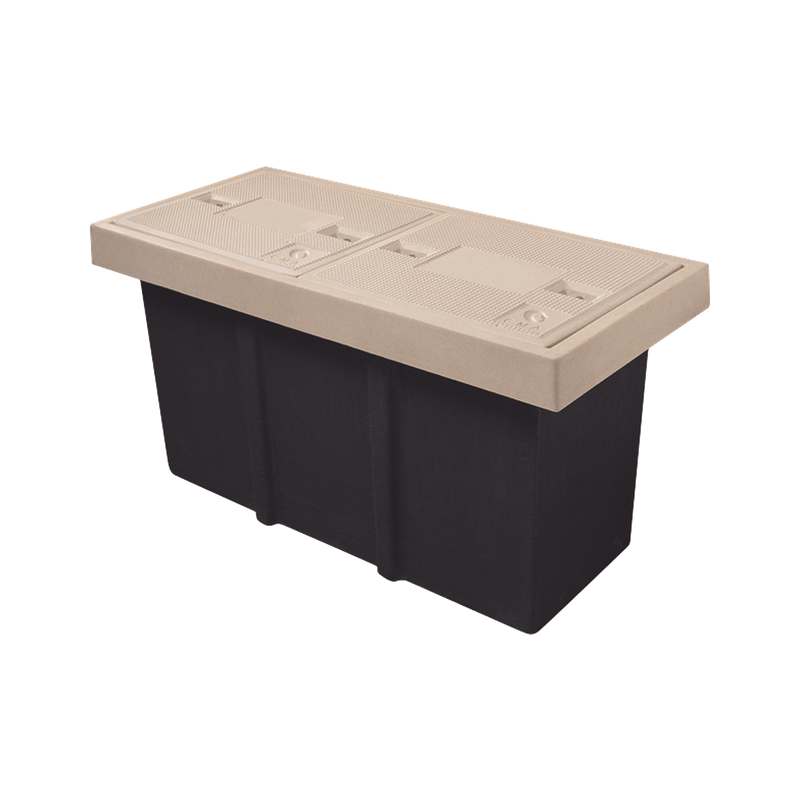 LP-RL2TL Registro de Telecomunicaciones L2T Ligero, 2 Tapas, Resistencia 2.5 Toneladas, Uso Peatonal