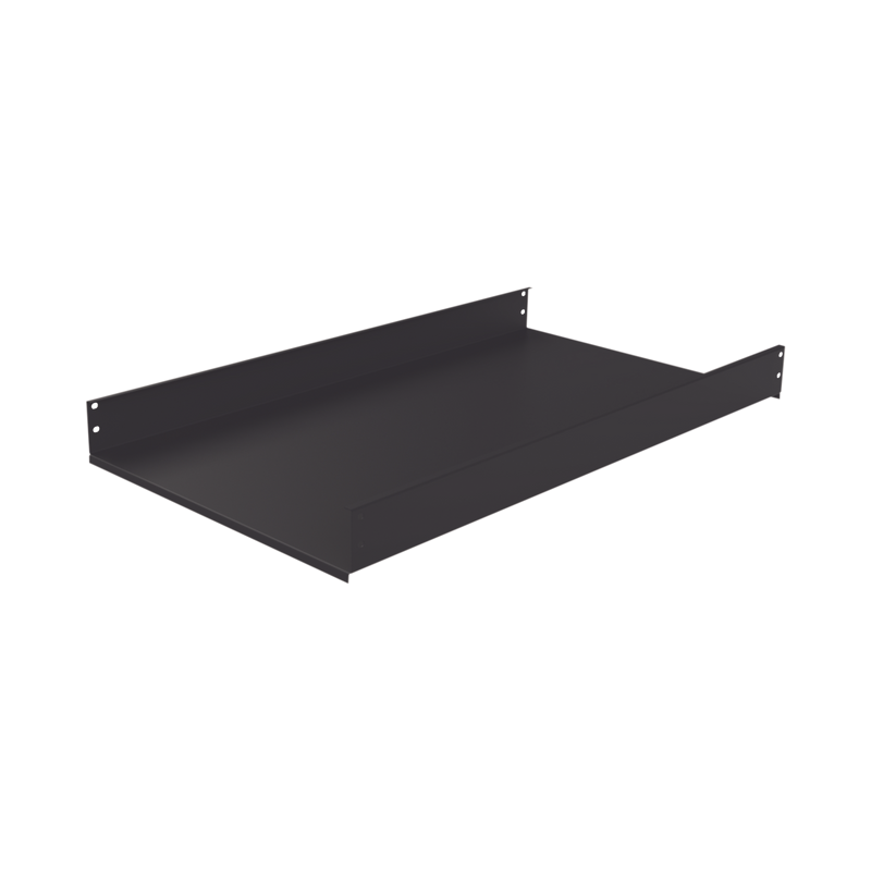 Charola Fija de Sujeción Lateral, 90 cm de Profundidad, 2U. Compatible con LP-60120-XX-UR2
