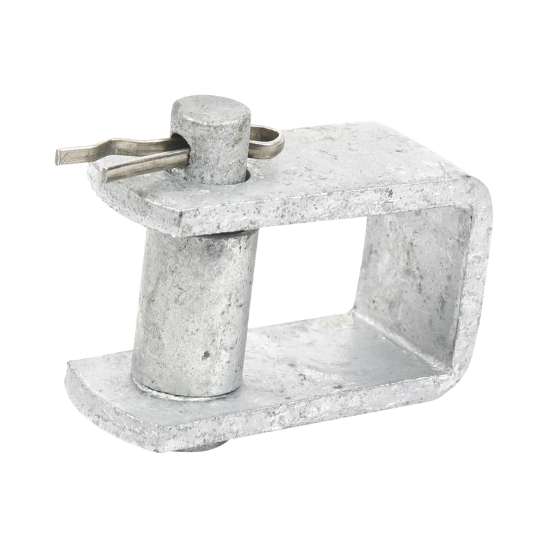 Herraje tipo D pequeño con chaveta