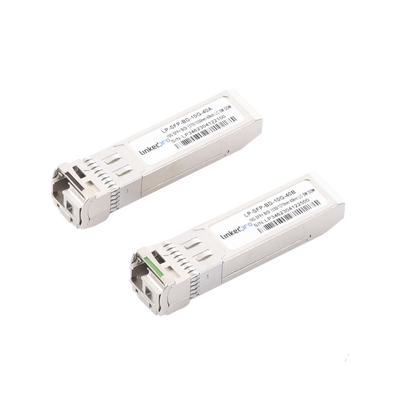 Transceptores Ópticos Bidireccionales SFP+ (Mini-Gbic) / Monomodo 1270 & 1330 nm / 10 Gbps / 1000BASE-BX / Conector LC/UPC Simplex / DDM / Hasta 40 km / 2 Piezas - Toer