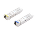Transceptores Ópticos Bidireccionales SFP (Mini-Gbic) / Monomodo 1310 & 1550 nm / 1.25 Gbps / 1000BASE-BX / Conector LC/UPC Simplex / DDM / Hasta 10 km / 2 Piezas - Toer